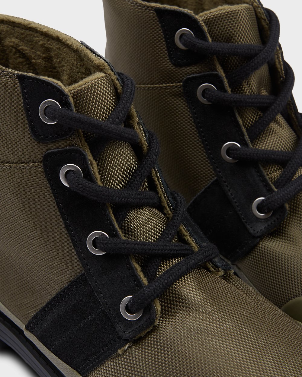 Men Hunter Original Insulated Ankle | Commando Boots Black/Olive | NZ-2316-TIAY